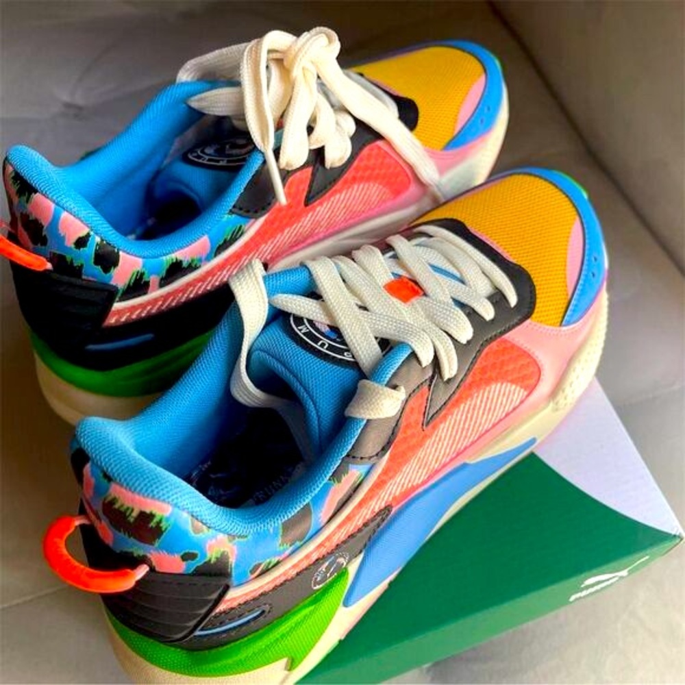 Puma Women's RS-X WOTB Multicolor Sneakers Size US 9.5 Athletic Casual Shoes